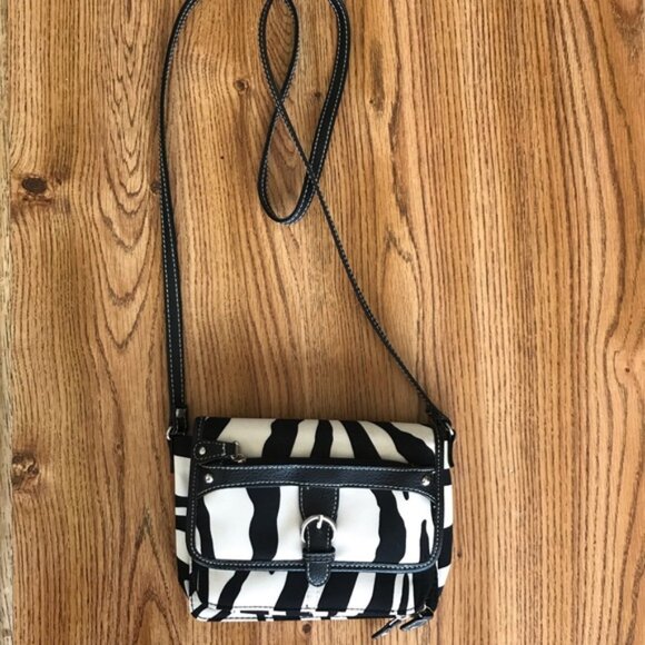 Vintage Y2K Zebra print cross body purse - Picture 2 of 9